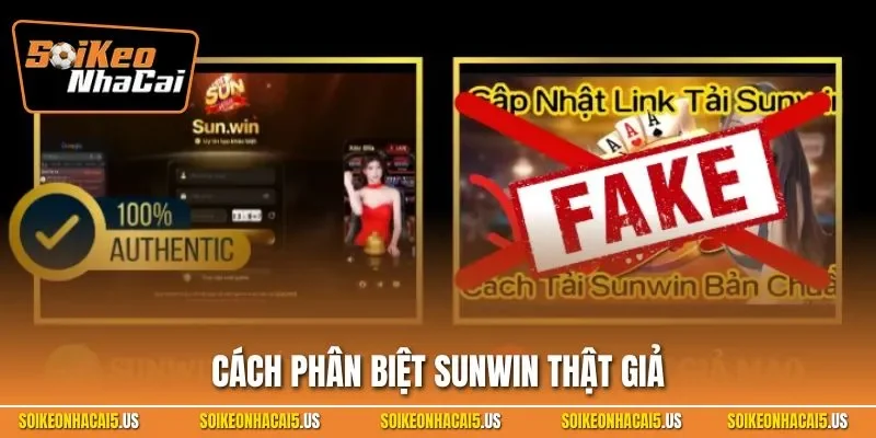 cách phân biệt sunwin thật giả